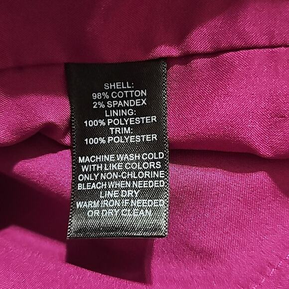 White House Black Market Layered Very Berry‎ Magenta Pink Pencil Skirt Size 12 - Picture 12 of 12